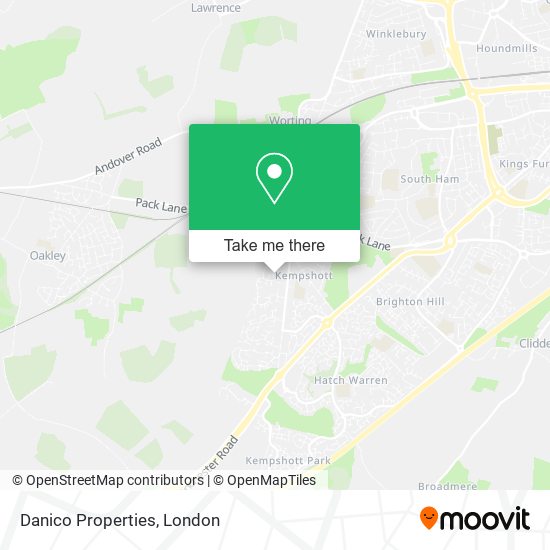 Danico Properties map