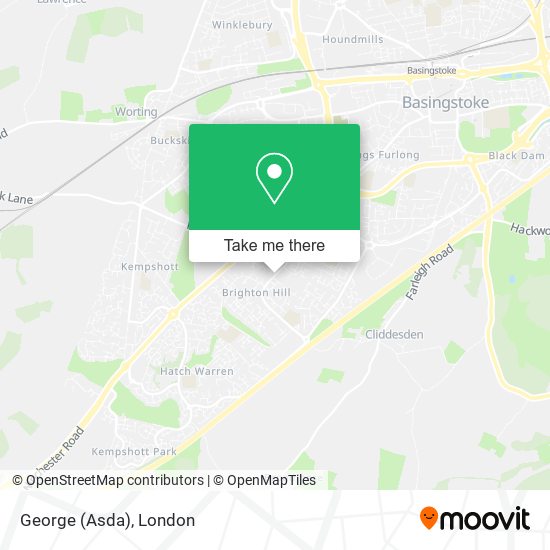 George (Asda) map