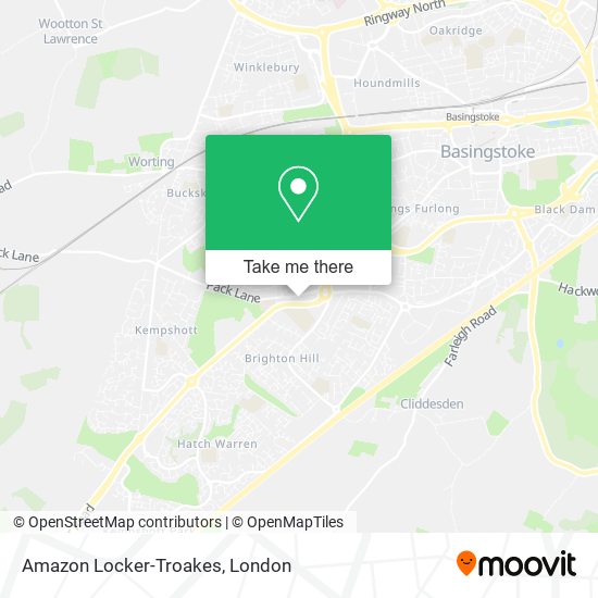 Amazon Locker-Troakes map