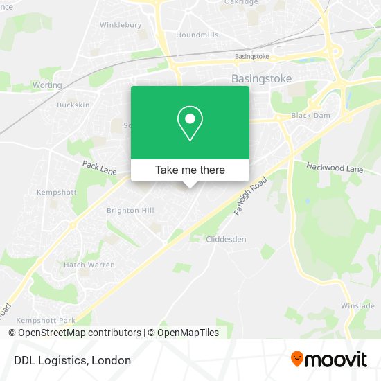 DDL Logistics map