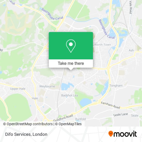 Difo Services map