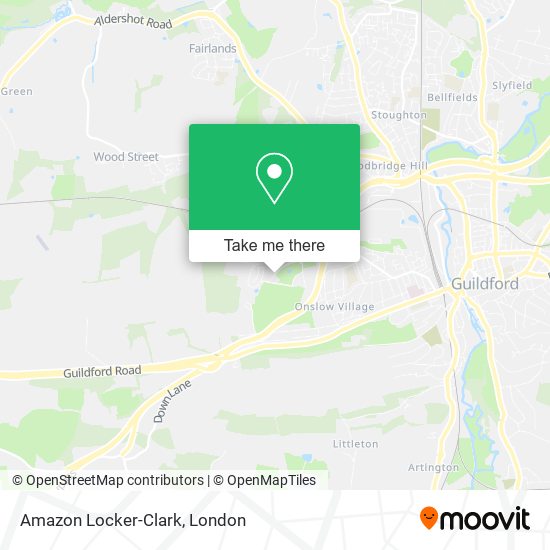 Amazon Locker-Clark map