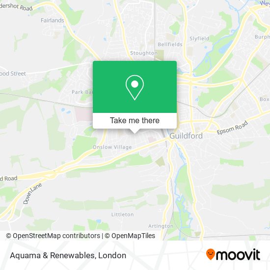 Aquama & Renewables map