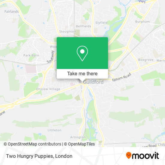Two Hungry Puppies map