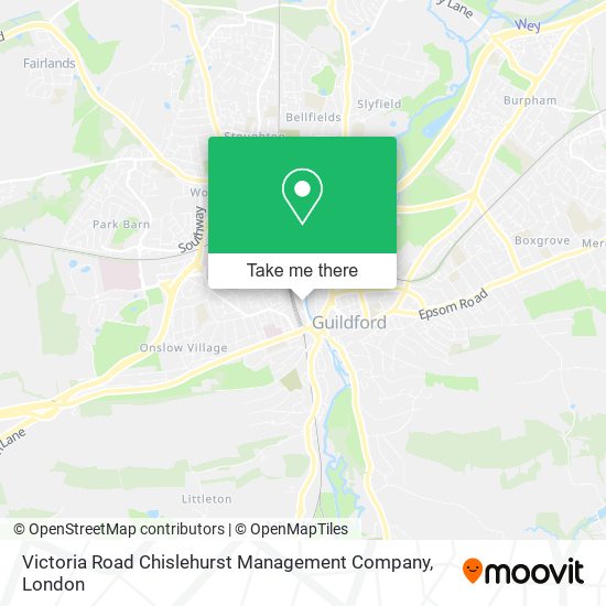 Victoria Road Chislehurst Management Company map