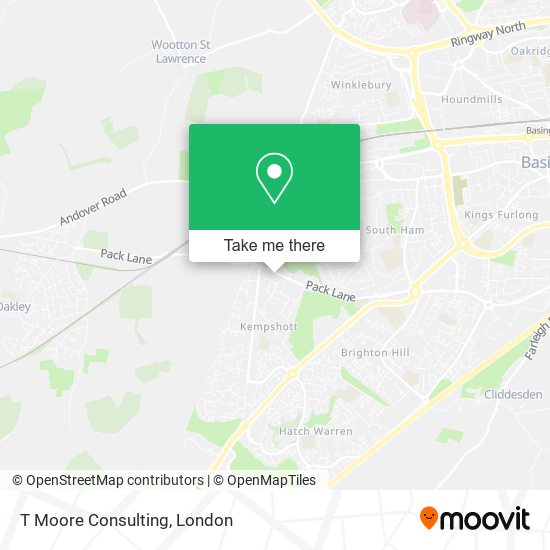T Moore Consulting map