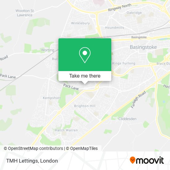 TMH Lettings map