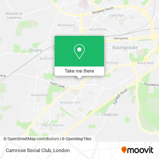 Camrose Social Club map