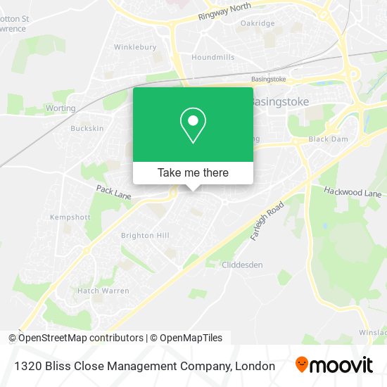 1320 Bliss Close Management Company map