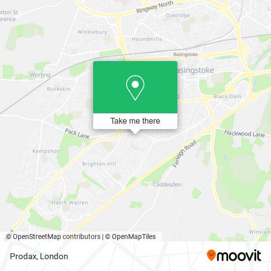 Prodax map