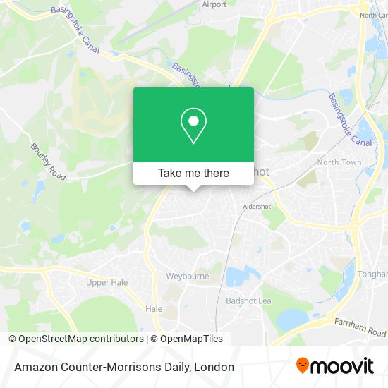 Amazon Counter-Morrisons Daily map