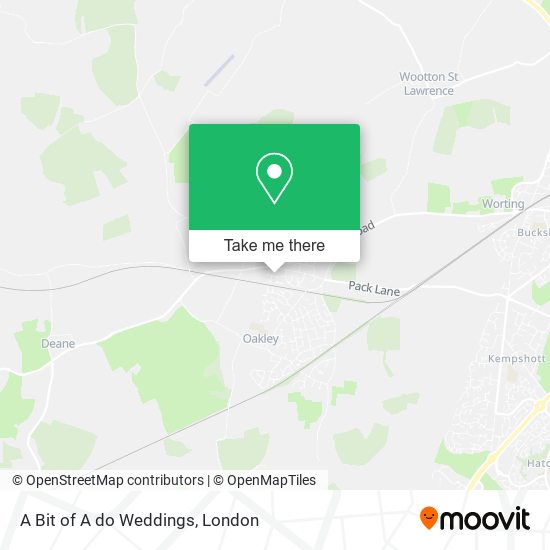 A Bit of A do Weddings map