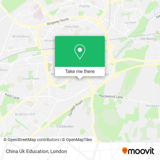 China Uk Education map