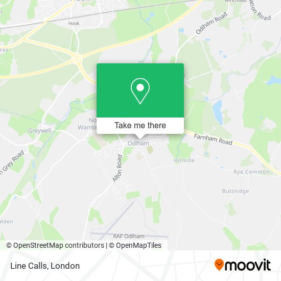 Line Calls map