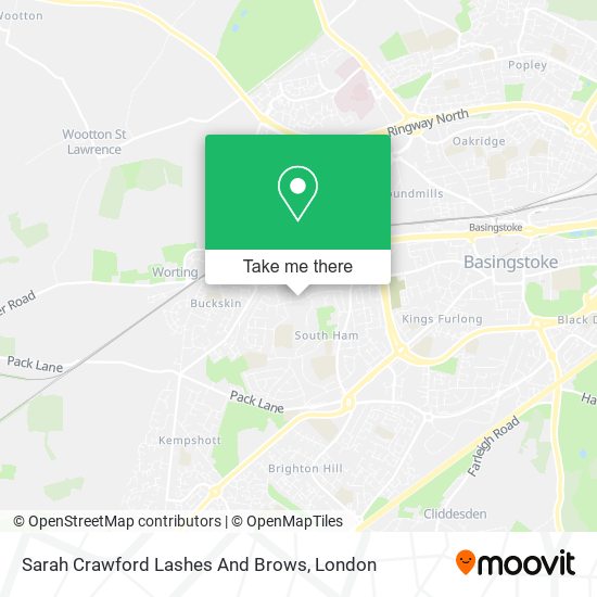 Sarah Crawford Lashes And Brows map