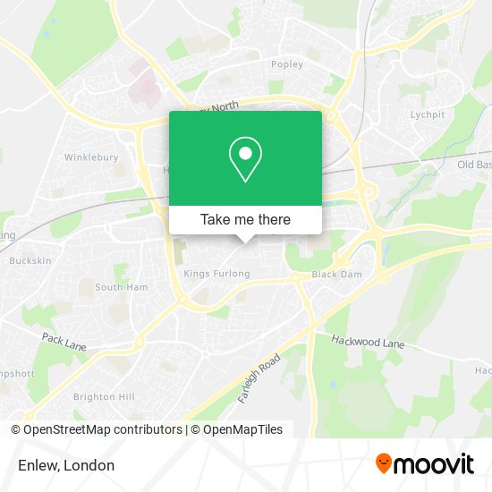 Enlew map