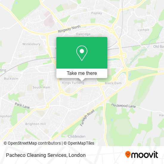 Pacheco Cleaning Services map