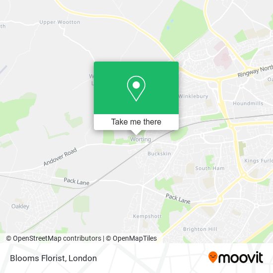 Blooms Florist map