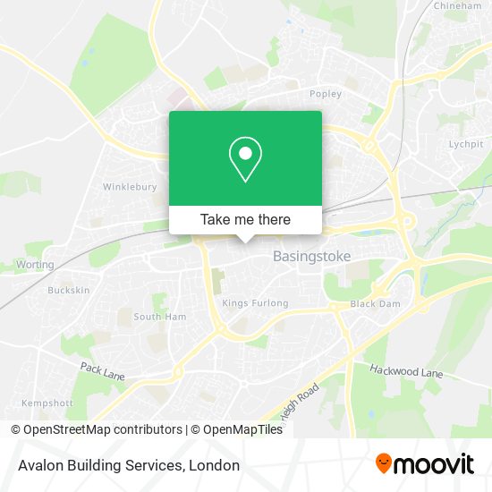 Avalon Building Services map