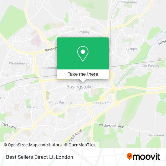 Best Sellers Direct Lt map