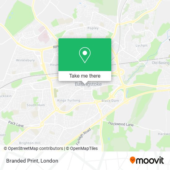 Branded Print map