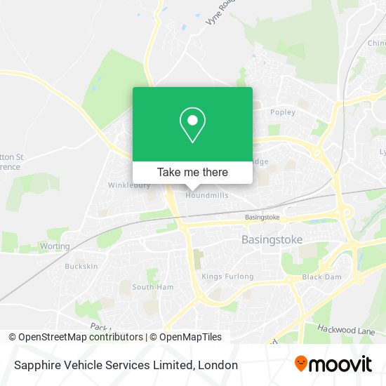 Sapphire Vehicle Services Limited map