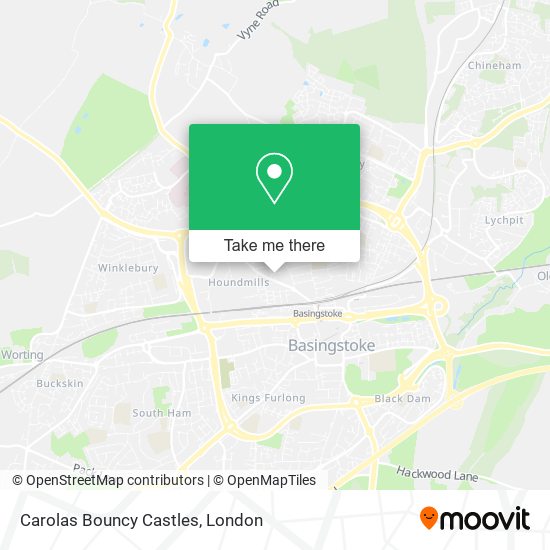 Carolas Bouncy Castles map