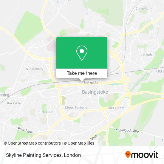 Skyline Painting Services map