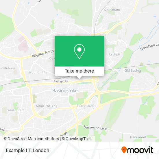 Example I T map