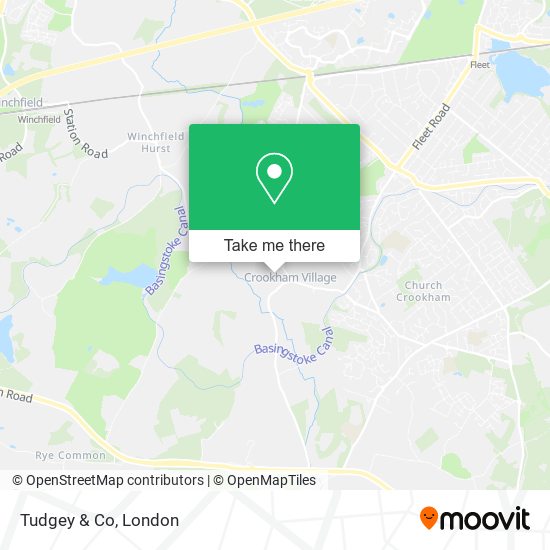 Tudgey & Co map