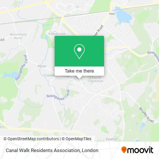 Canal Walk Residents Association map