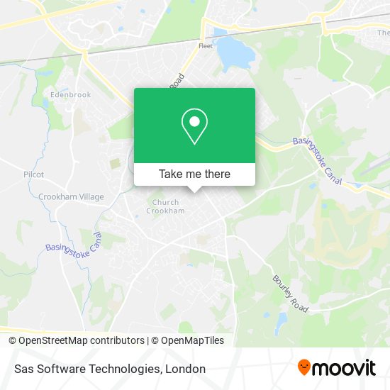 Sas Software Technologies map