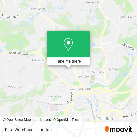 Rara Warehouse map