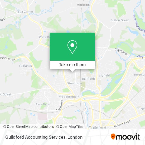 Guildford Accounting Services map