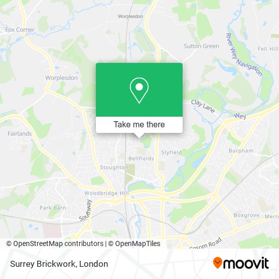 Surrey Brickwork map