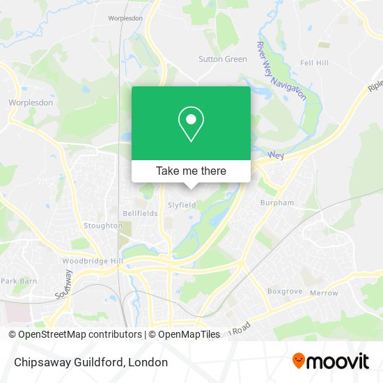 Chipsaway Guildford map