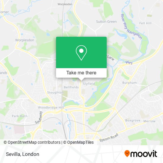 Sevilla map