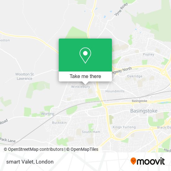 smart Valet map