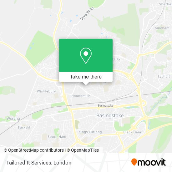 Tailored It Services map