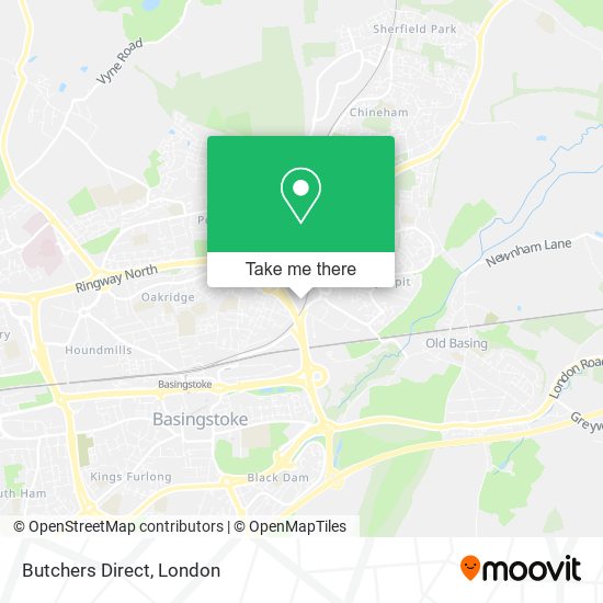 Butchers Direct map