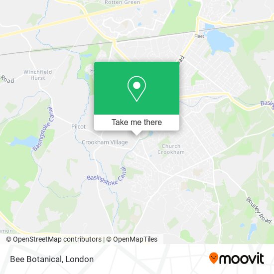 Bee Botanical map