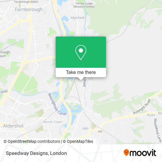 Speedway Designs map