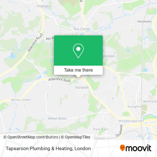 Tapearson Plumbing & Heating map
