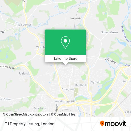TJ Property Letting map