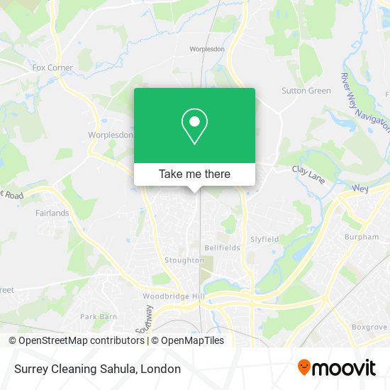 Surrey Cleaning Sahula map