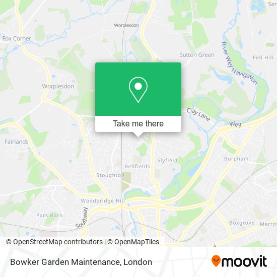 Bowker Garden Maintenance map