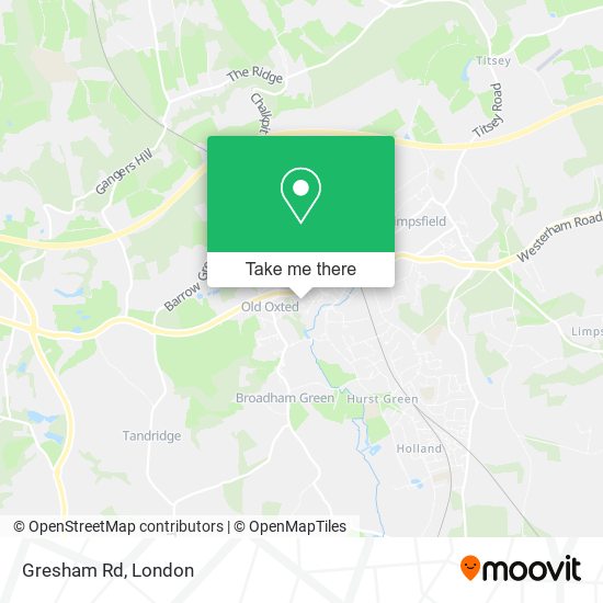 Gresham Rd map