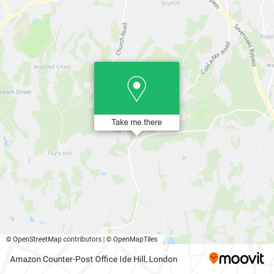 Amazon Counter-Post Office Ide Hill map