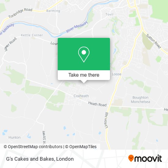 G's Cakes and Bakes map