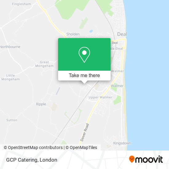 GCP Catering map